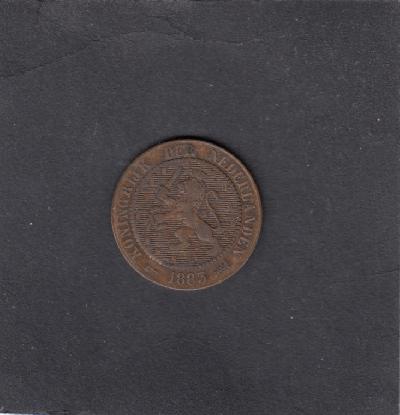 Beschrijving: 2 1/2 Cent WILLEM III